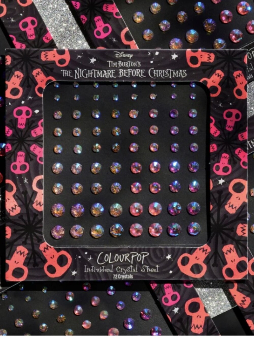 Colourpop RARE Nightmare Before Christmas Crystal Sheet NWT